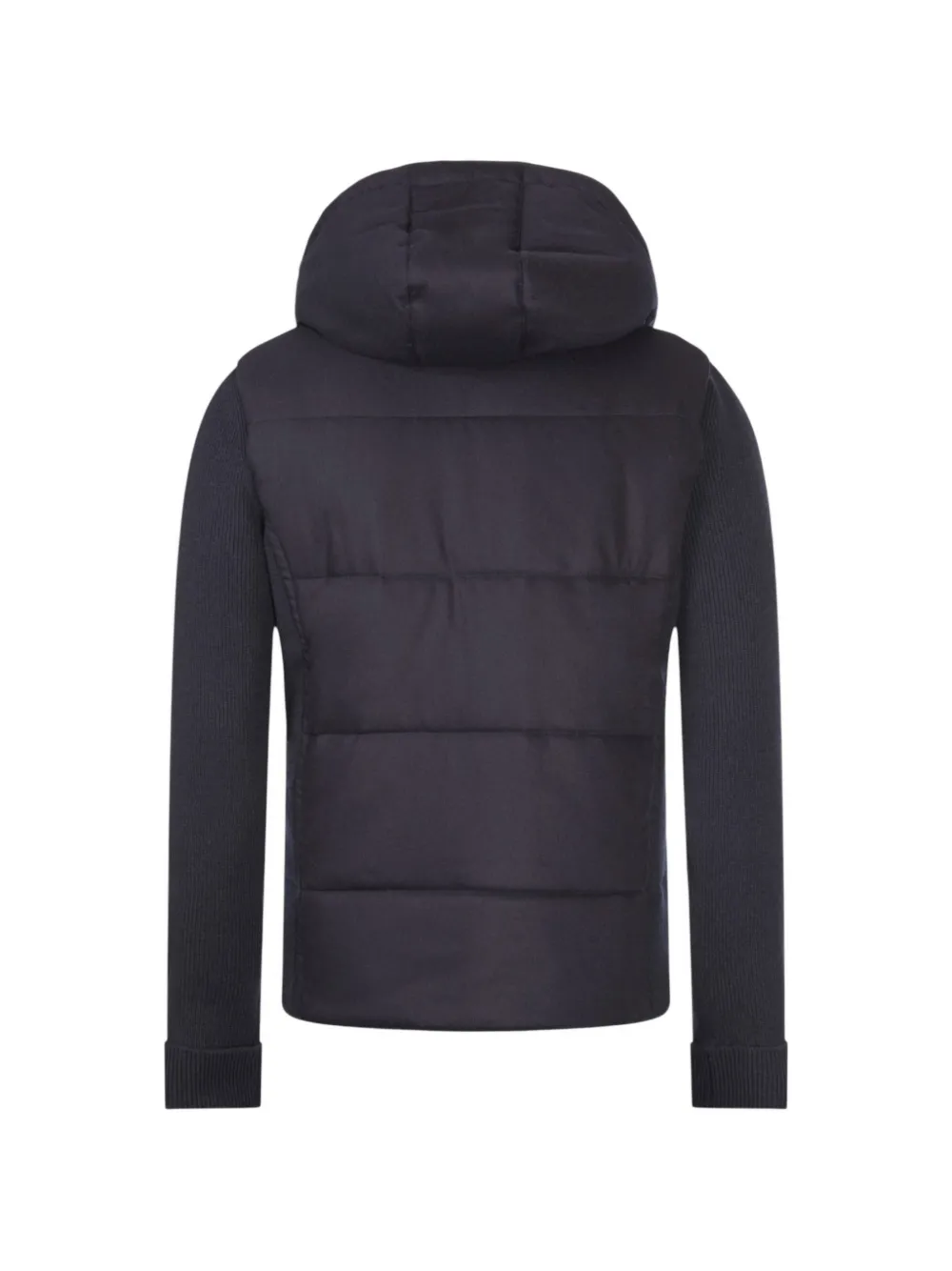Gran Sasso Gevoerd jack met capuchon Blauw