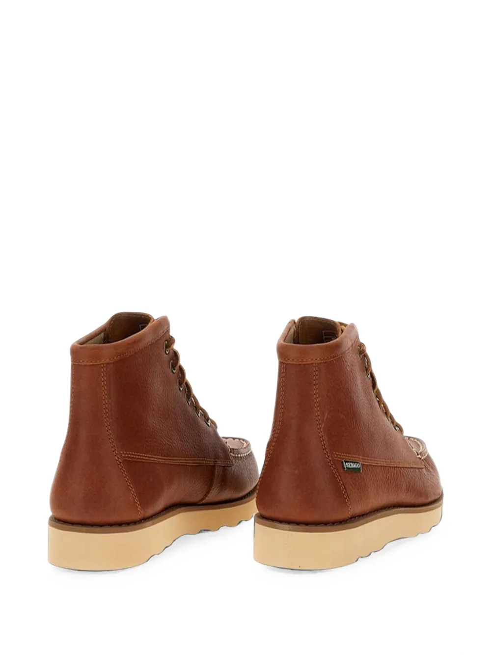 Sebago Tumb moc-toe lace-up boots Bruin