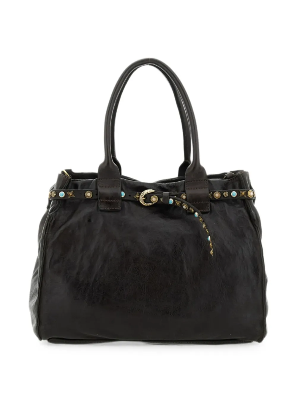 Campomaggi Rossella studded leather tote bag
