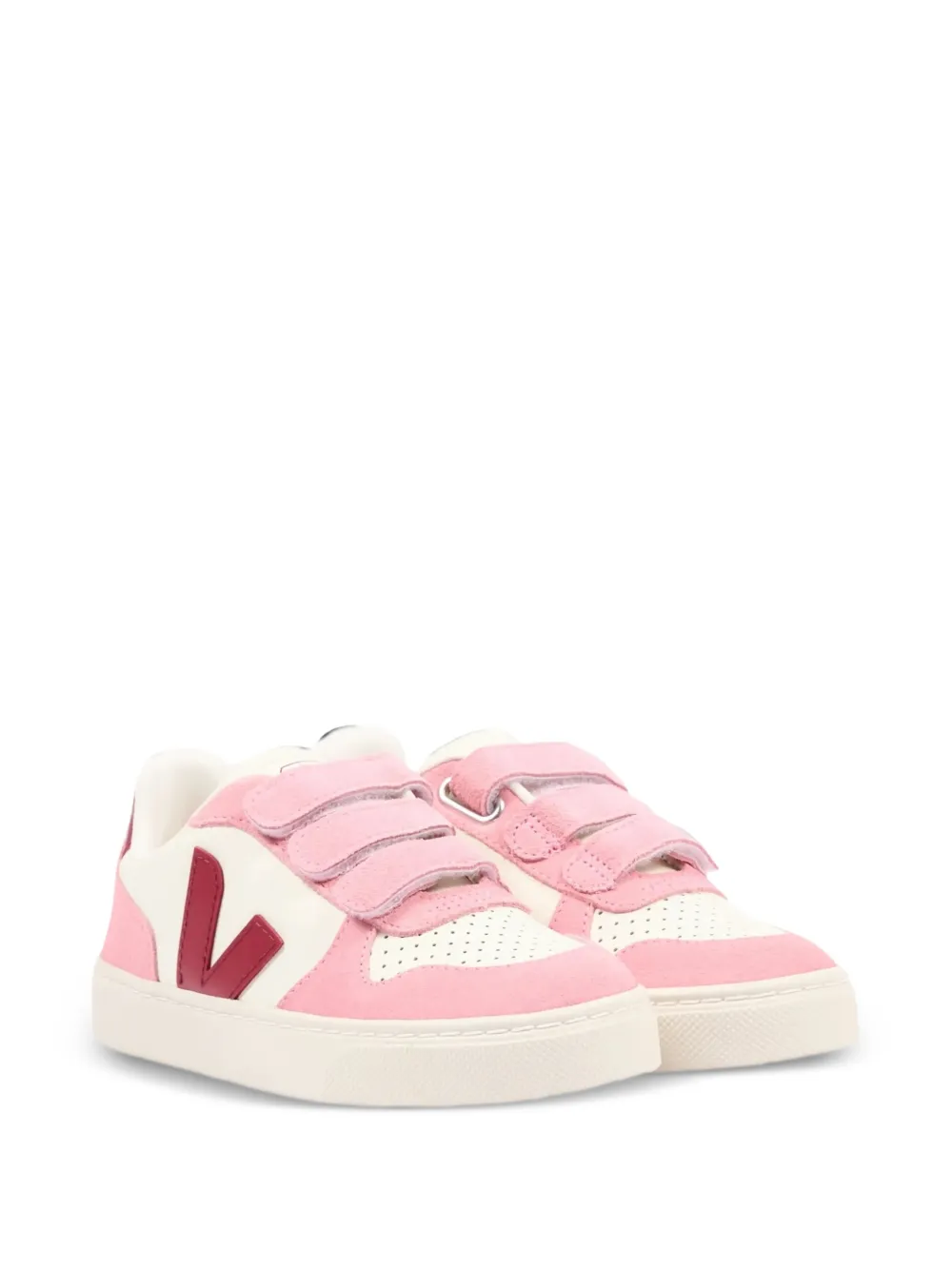 VEJA Kids V-10 sneakers met klittenband Wit