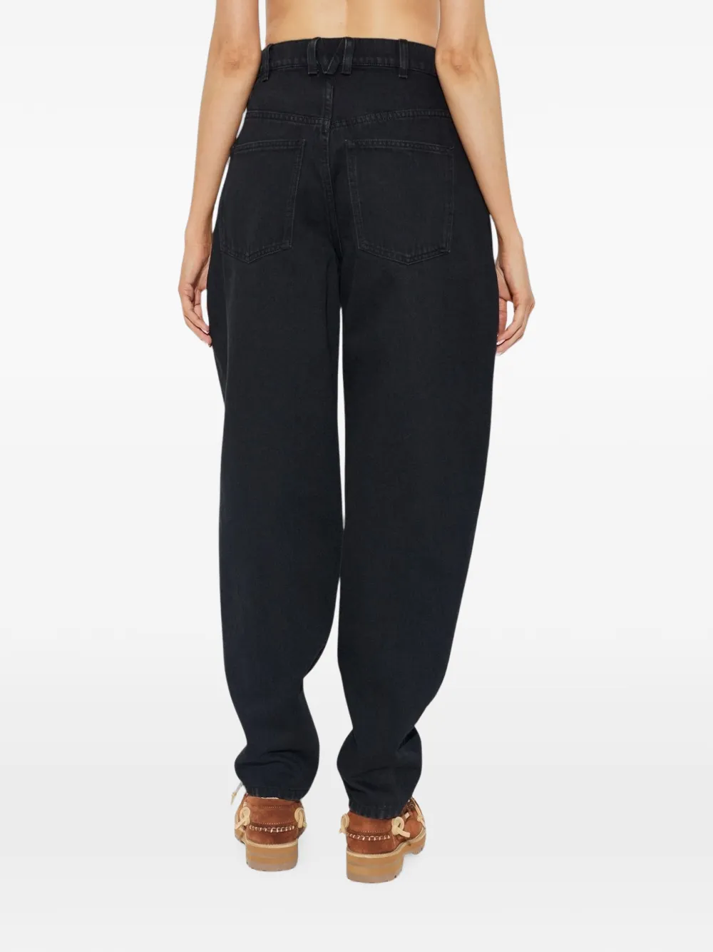 Moschino Jeans met details Zwart