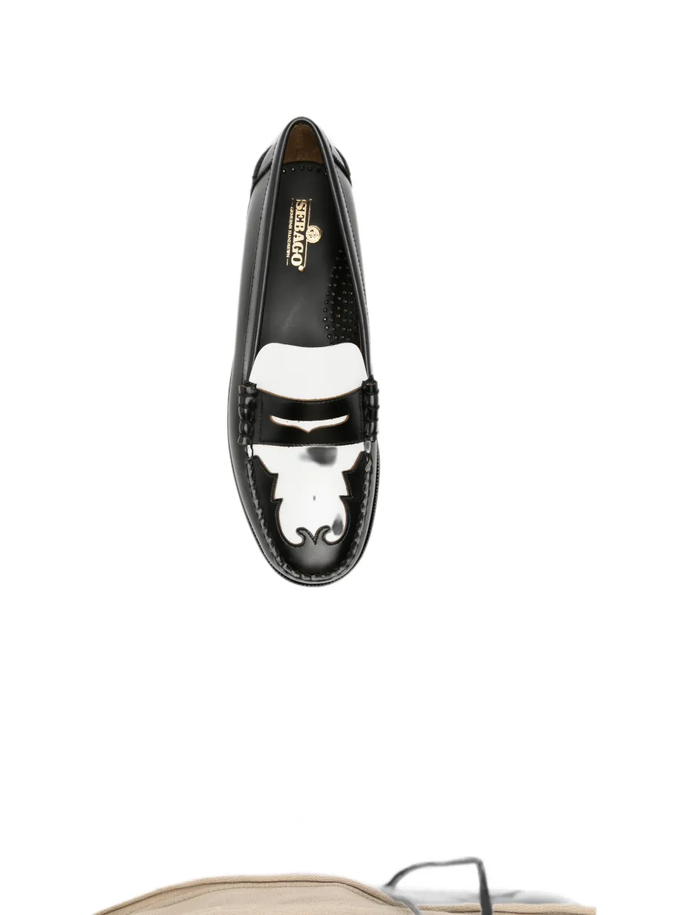 Sebago Dan Scarabe penny loafers Zwart