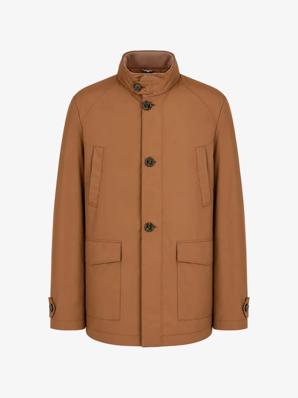 Tombolini high-neck button-up jacket | marrón | Image 1