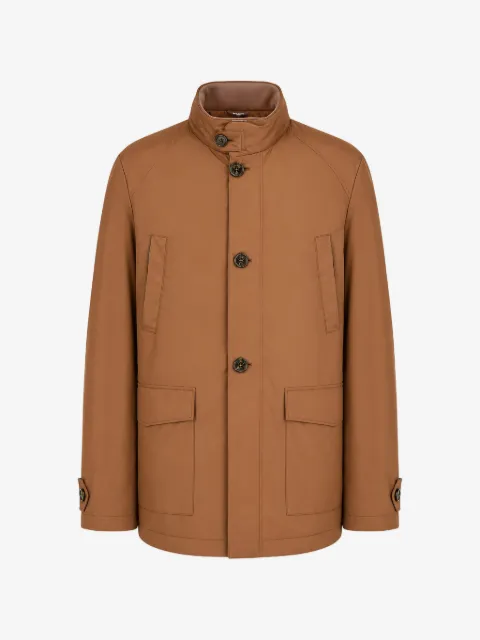 Tombolini high-neck button-up jacket