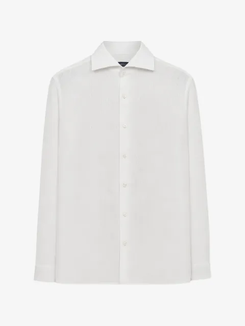 Tombolini spread-collar long-sleeve shirt