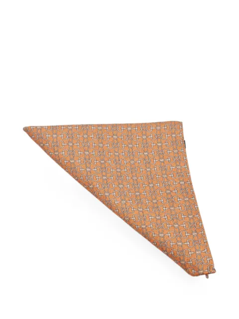 Tombolini horsebit-print pocket square