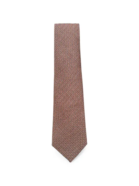 Tombolini geometric-print pointed-tip tie