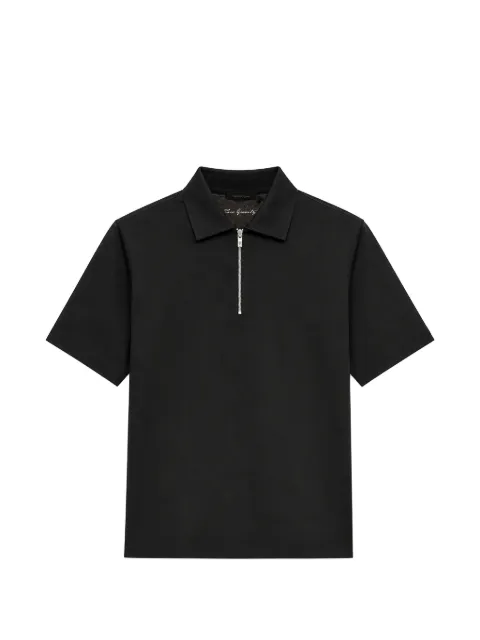 Tombolini quarter-zip polo shirt