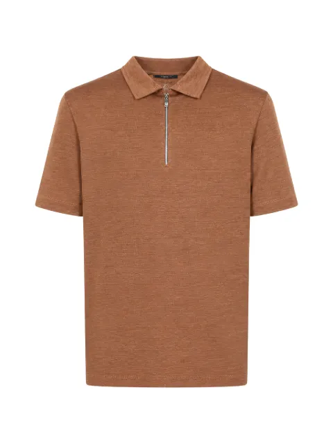 Tombolini quarter-zip polo shirt