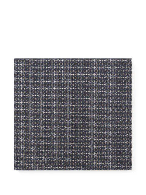 Tombolini horsebit-print pocket square