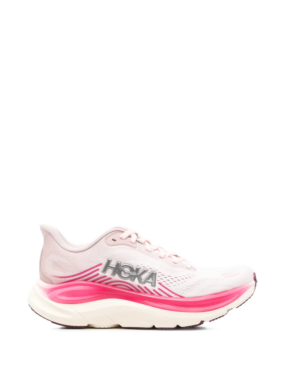 HOKA 로고 프린트 패널 스니커즈 | 핑크 | Image 1