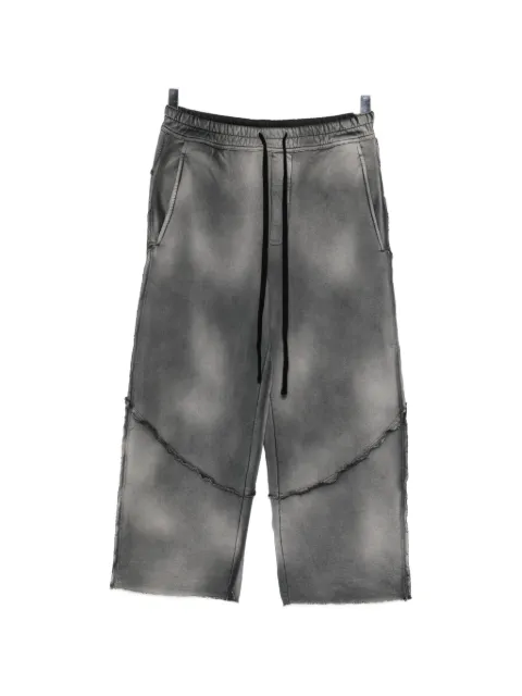 Thom Krom faded-effect raw-cut track pants
