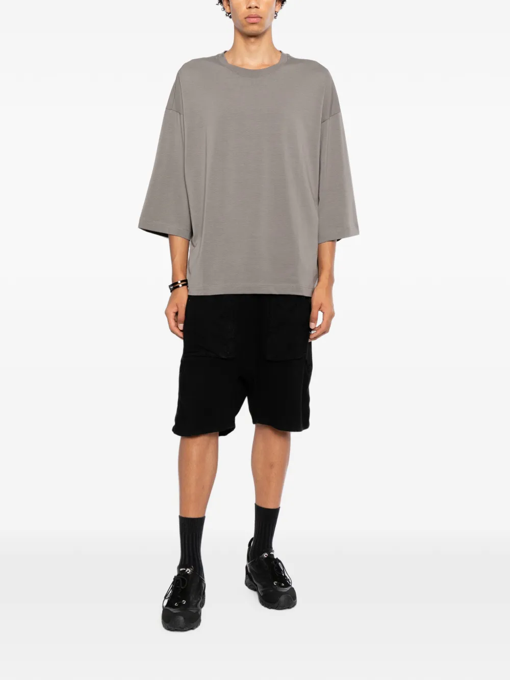 Thom Krom dropped-shoulder T-shirt Grijs