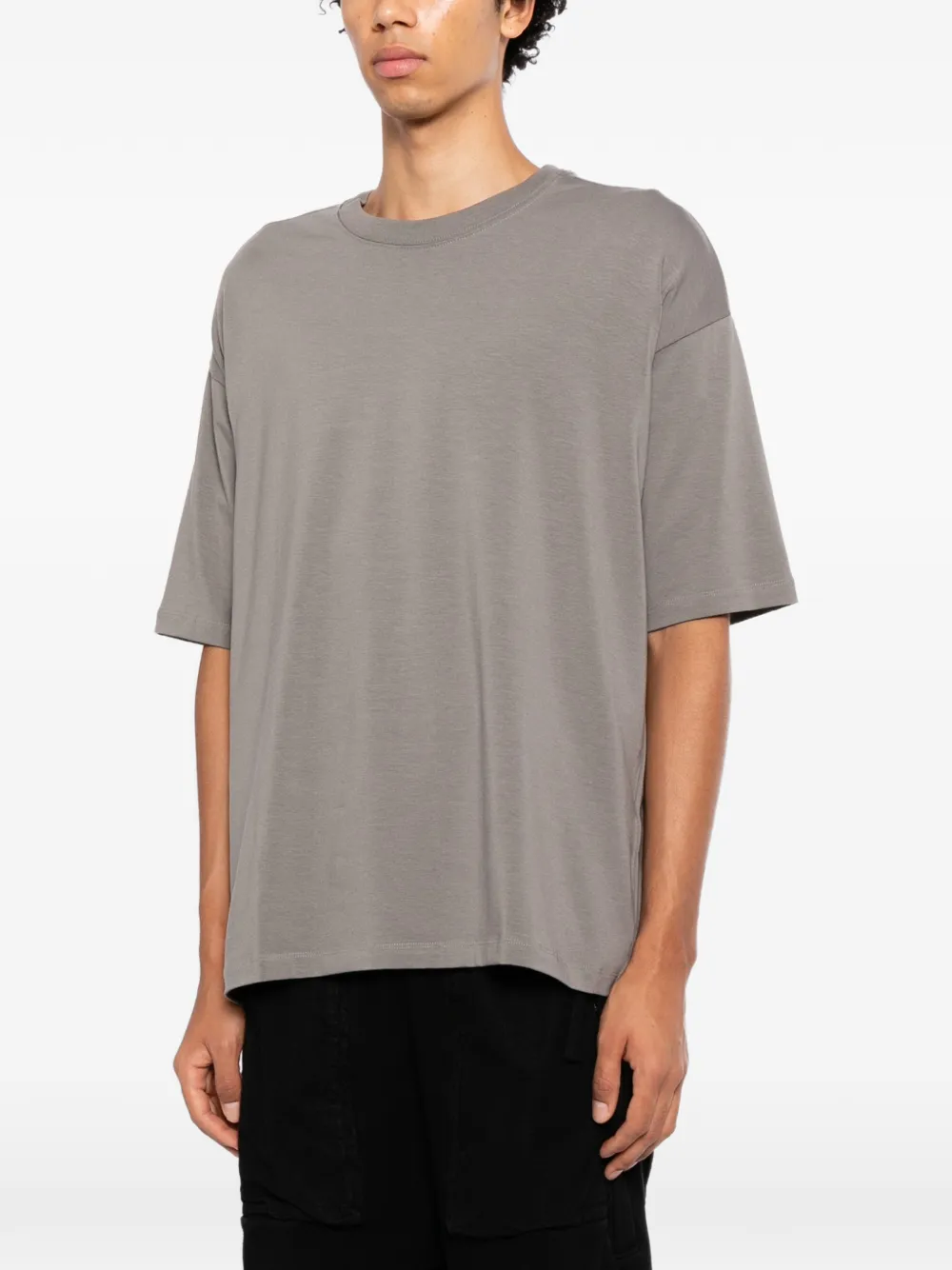 Thom Krom T-shirt met verlaagde schouders Grijs