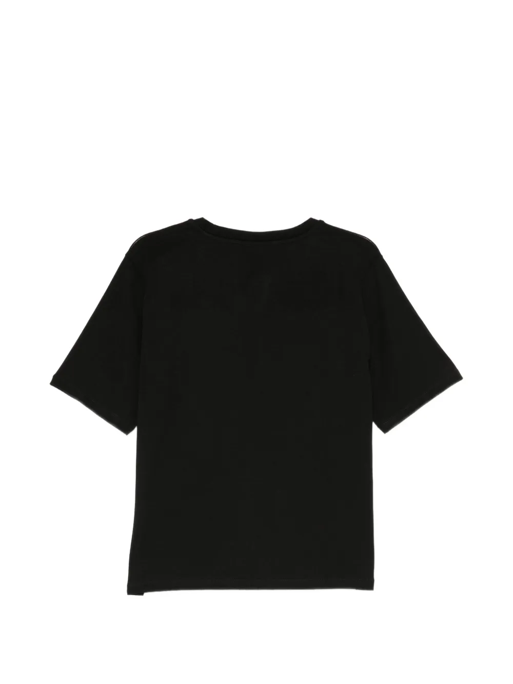Thom Krom T-shirt met ronde hals en borduurwerk Zwart