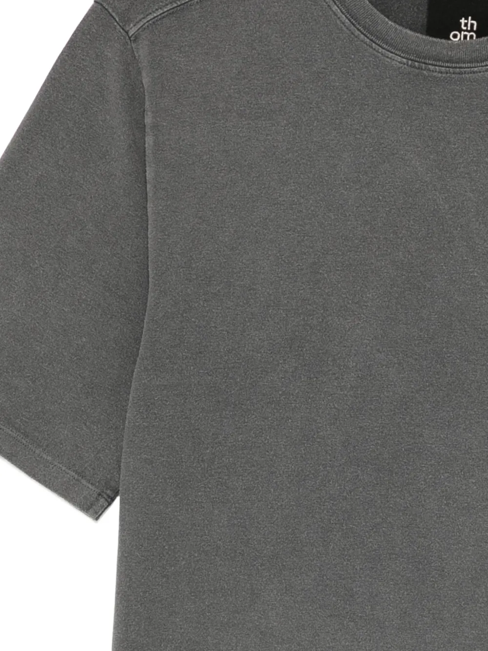 Thom Krom T-shirt met borduurwerk en cold-dye-afwerking Grijs