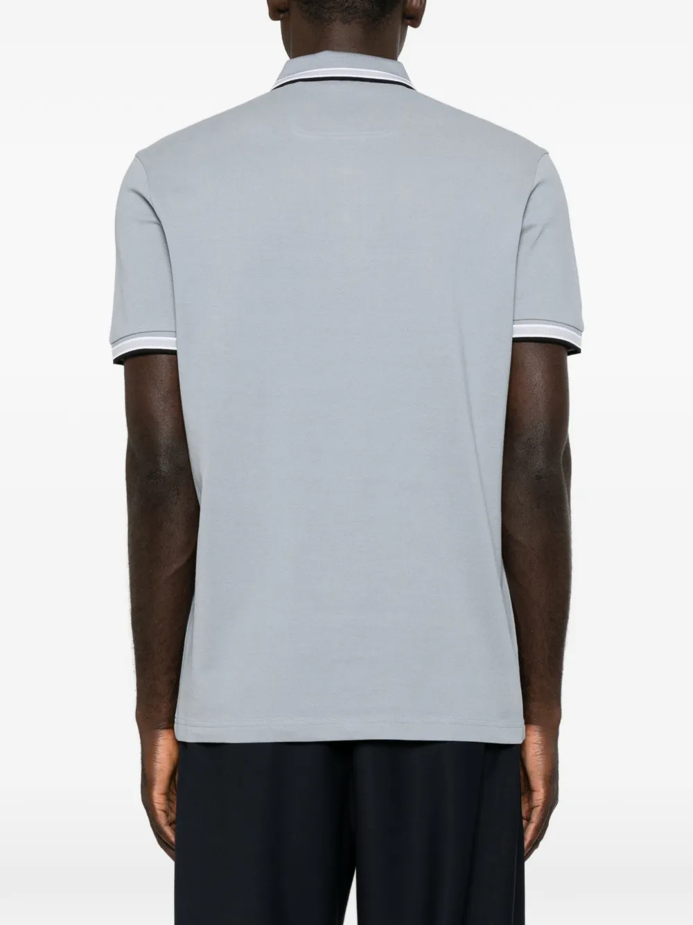 BOSS Paddy poloshirt met geborduurd logo Grijs