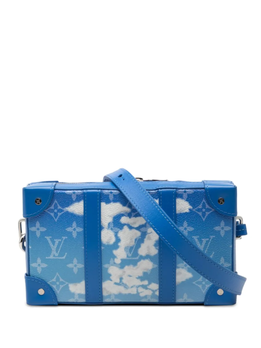 Louis Vuitton Pre-Owned 2020 Monogram Clouds Soft Trunk Wallet crossbody bag - Blau