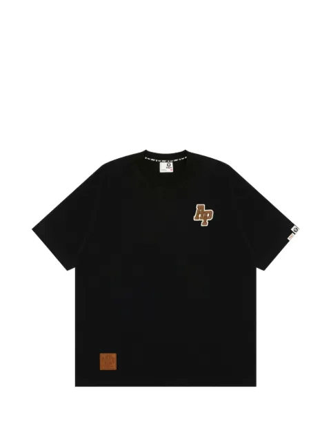 AAPE BY *A BATHING APE® t-shirt à patch logo et imprimé Moonface