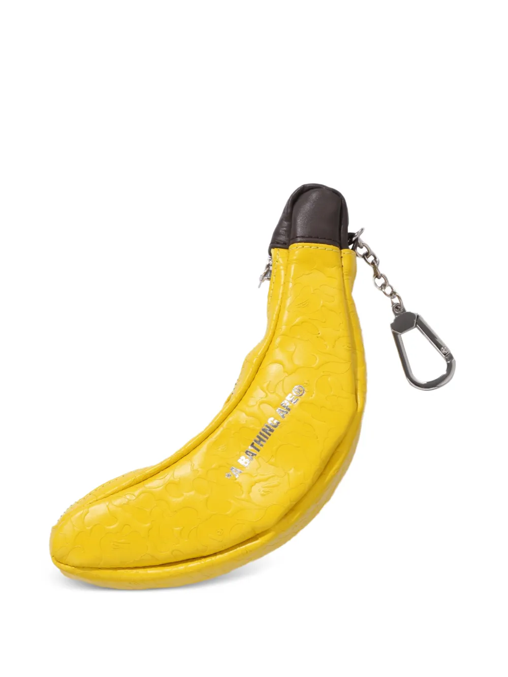 A BATHING APE® banana-shaped clutch bag - Giallo