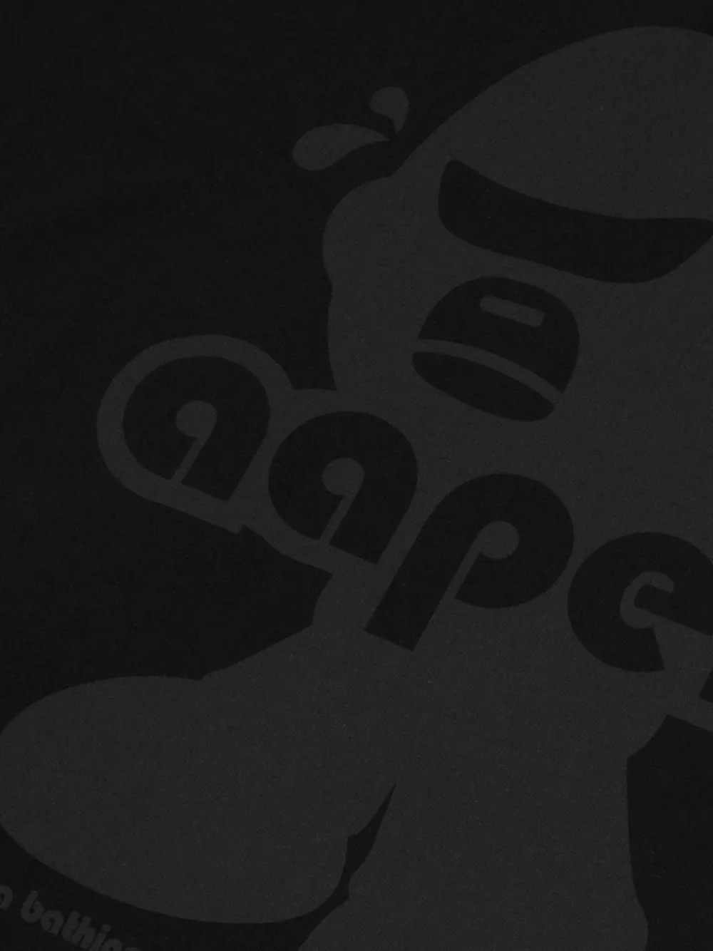 AAPE BY *A BATHING APE Aaper T-shirt met grafische print Zwart