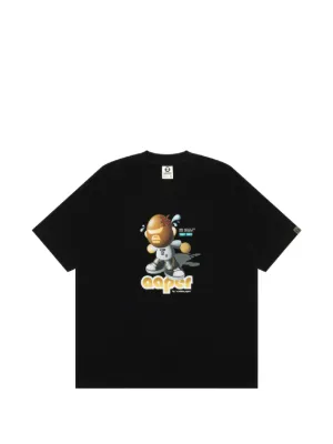AAPE BY *A BATHING APE® graphic-print T-shirt | Black | FARFETCH
