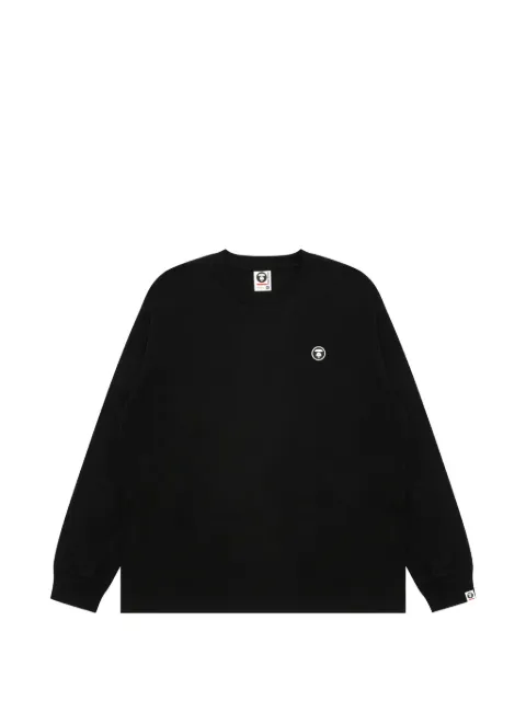 AAPE BY *A BATHING APE® logo-patch long-sleeve T-shirt