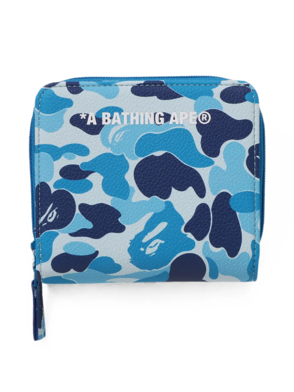 A BATHING APE® ABC Camo wallet - Blu