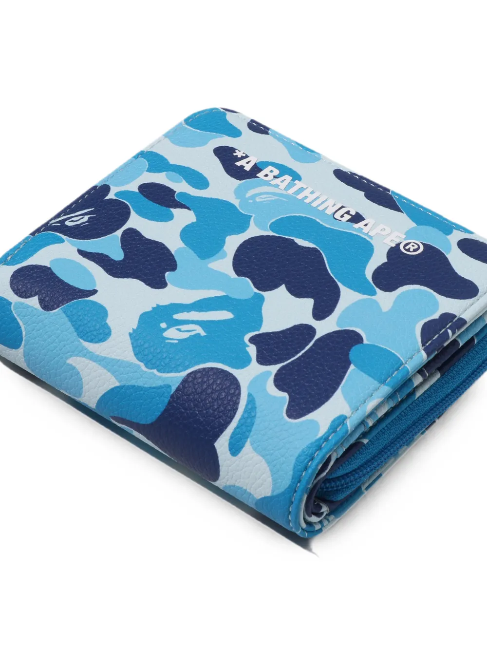 A BATHING APE ABC Camo portemonnee Blauw