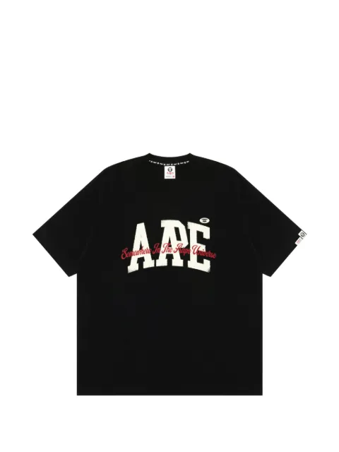 AAPE BY *A BATHING APE® AAPEUNVS logo-print cotton T-shirt