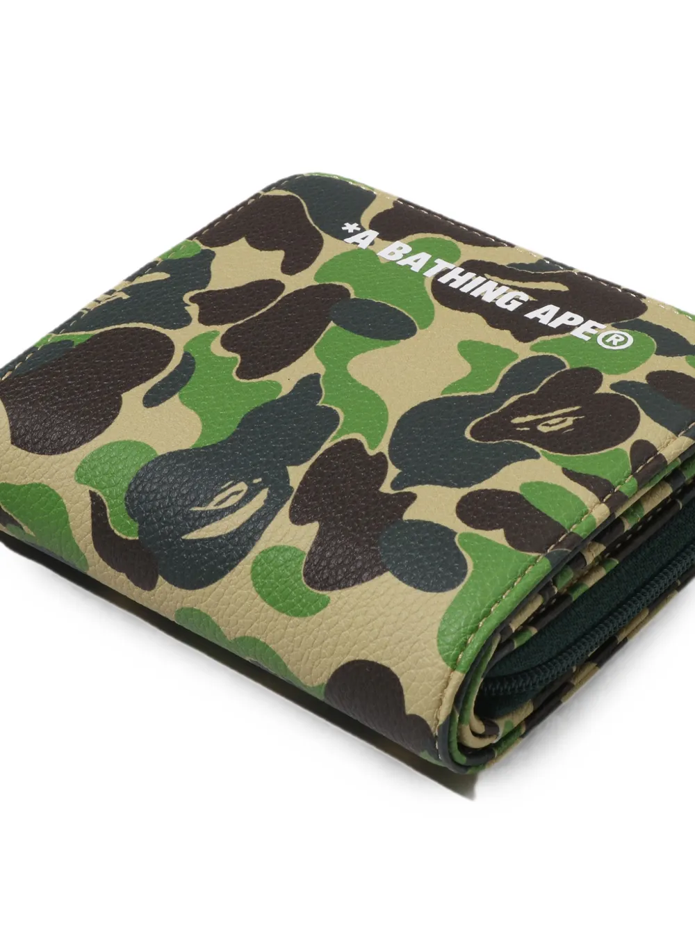 A BATHING APE ABC Camo portemonnee Beige