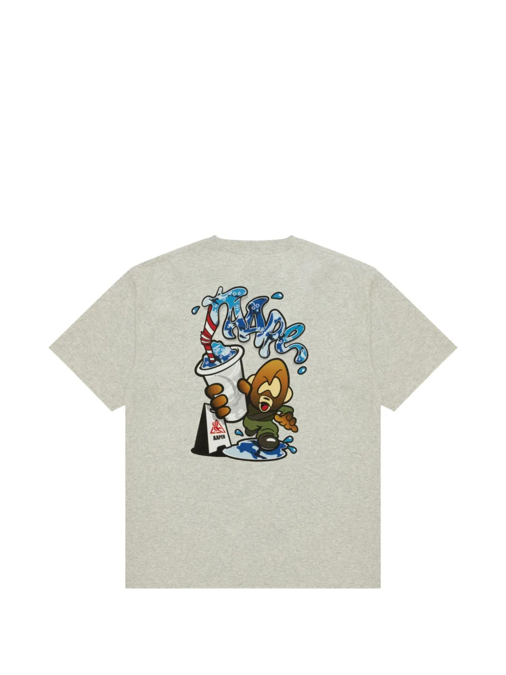 AAPE BY *A BATHING APE Aaper T-shirt met grafische print Grijs