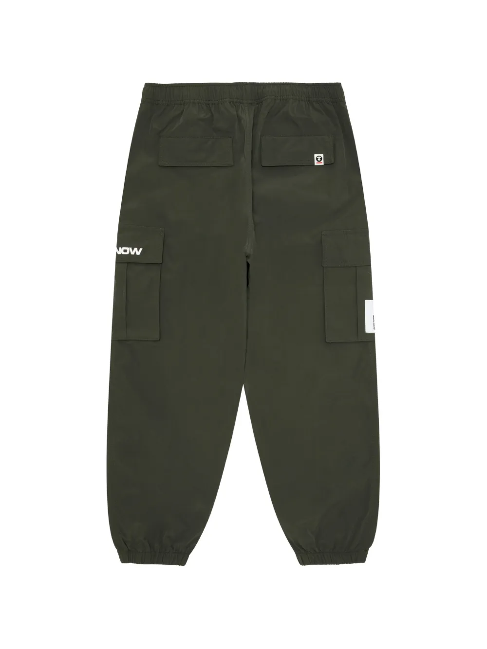 AAPE BY *A BATHING APE Trainingsbroek met toelopende pijpen en logoprint Grijs