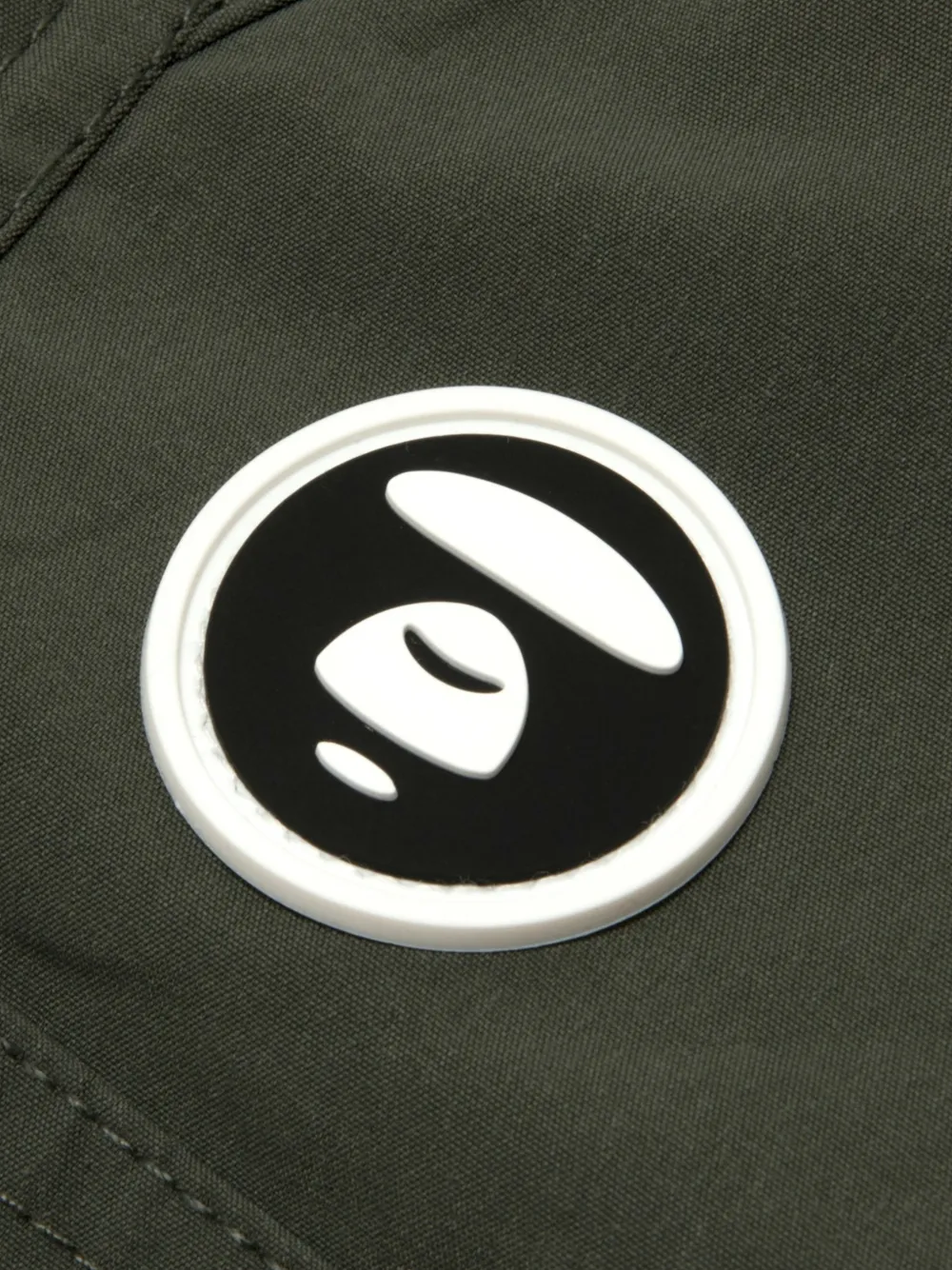 AAPE BY *A BATHING APE Trainingsbroek met toelopende pijpen en logoprint Grijs