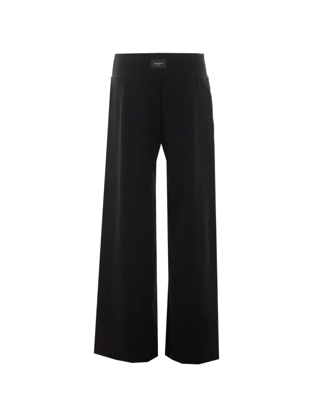 Repetto logo-patch high-waisted track pants - Nero