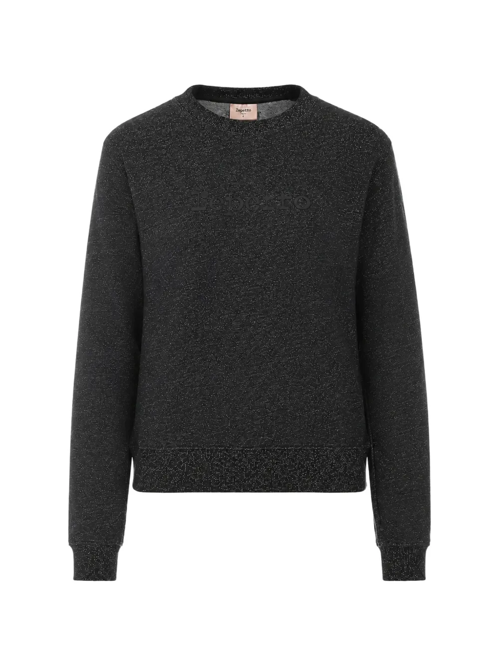 Repetto logo-embroidered crew-neck sweater - Schwarz
