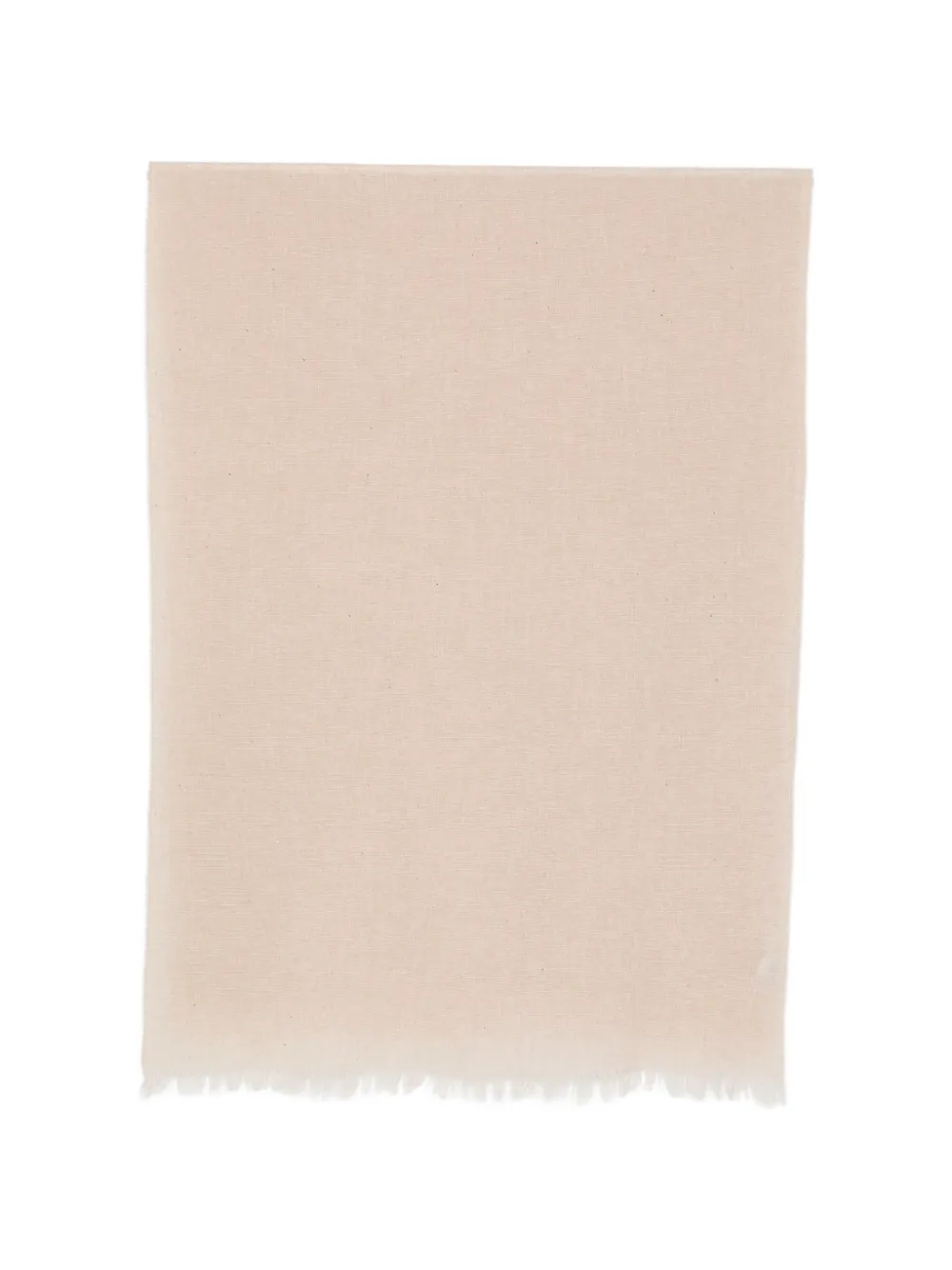 D'aniello Lissen sequin-embellished frayed scarf - Toni neutri