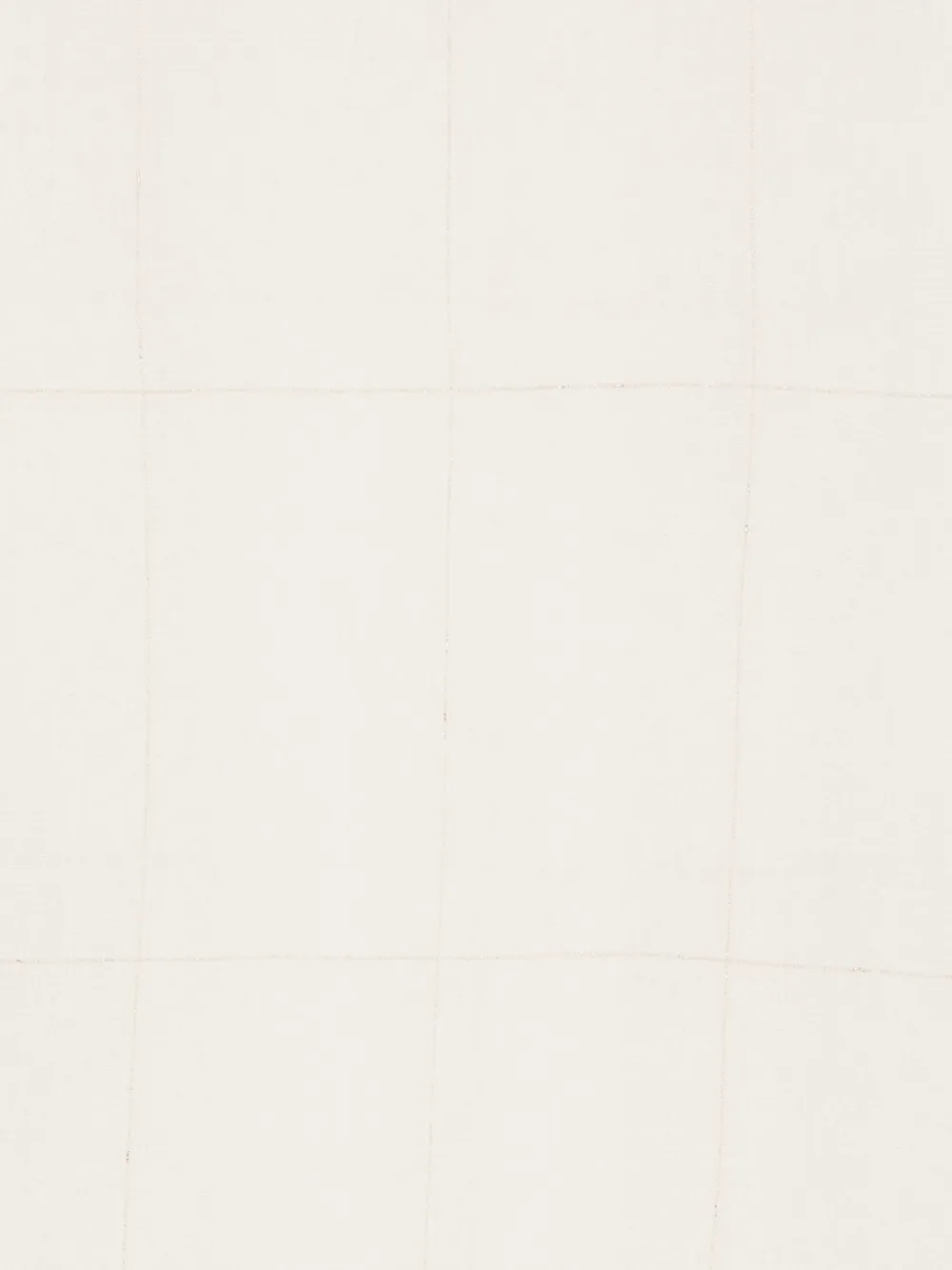 D'aniello Geruite sjaal Beige