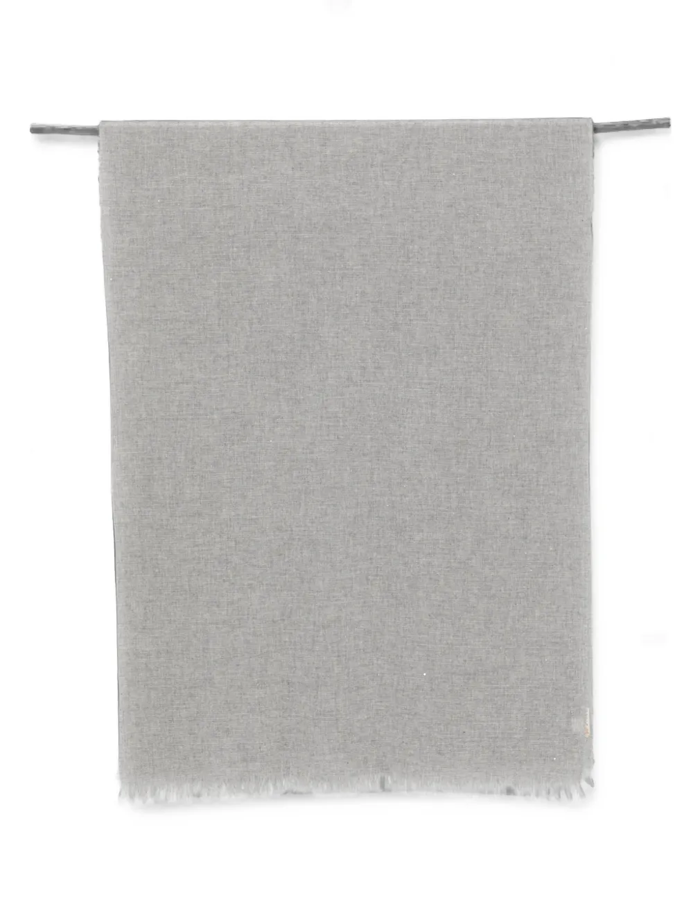 D'aniello sequin-embellished frayed scarf - Grau