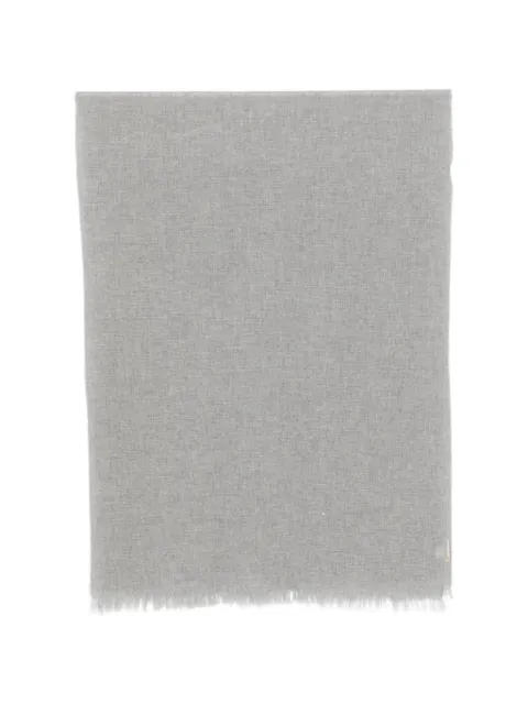 D'aniello sequin-embellished frayed scarf