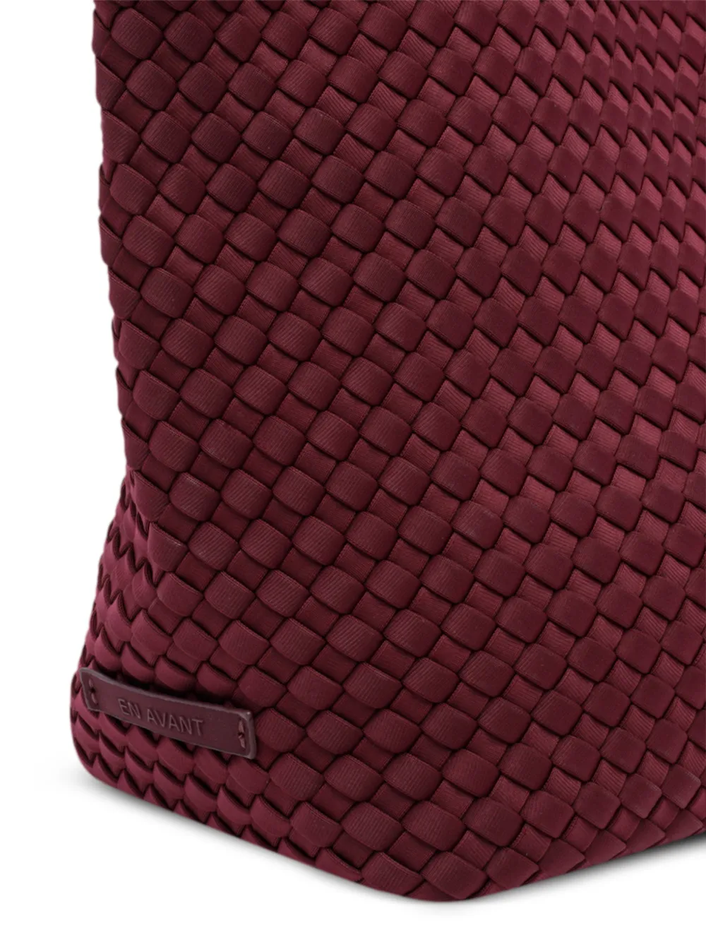 EN AVANT Roma woven-design tote bag Rood