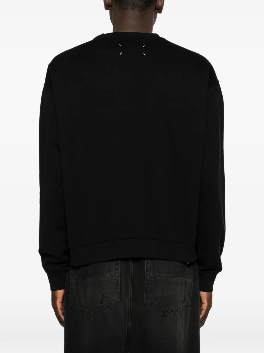 Maison Margiela Sweater met logoprint Zwart
