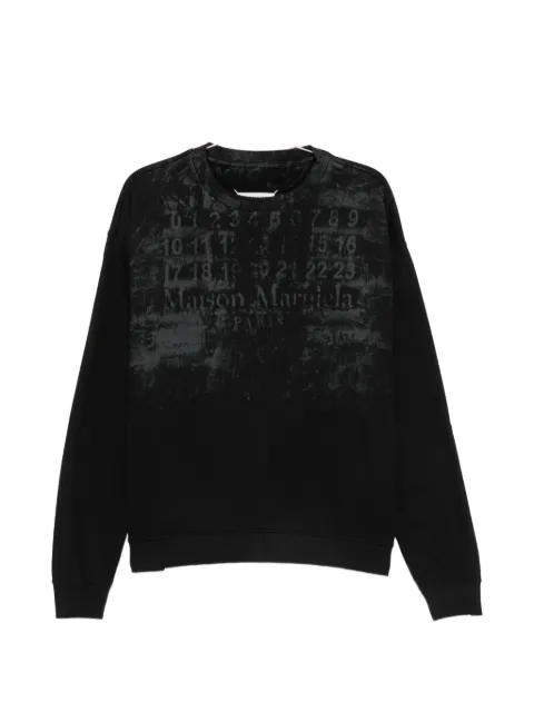 Maison Margiela logo-print crew-neck sweatshirt 