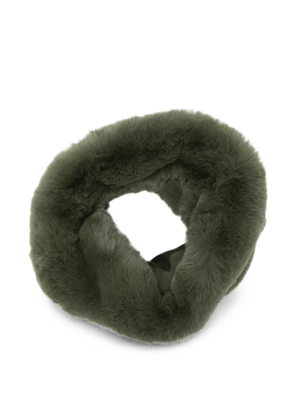 The Frankie Shop faux-fur snood scarf - Grün