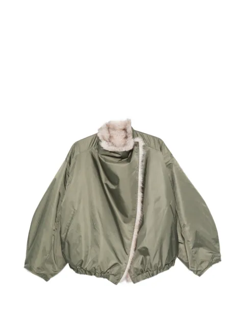 The Frankie Shop faux-fur-trim reversible jacket