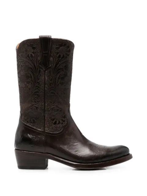 ERALDO Martu floral-embossed boots