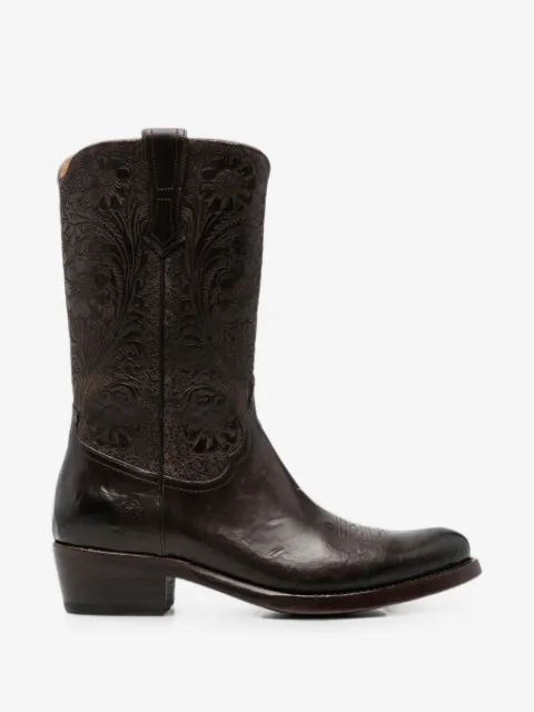 ERALDO Martu floral-embossed boots