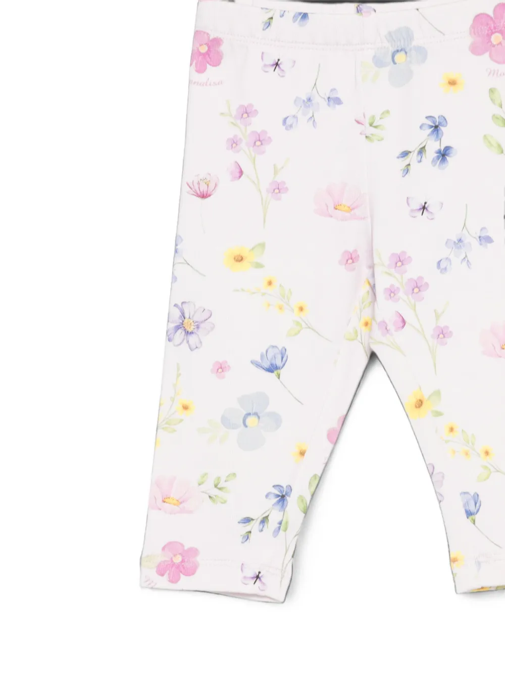 Monnalisa Legging met bloemenprint Roze