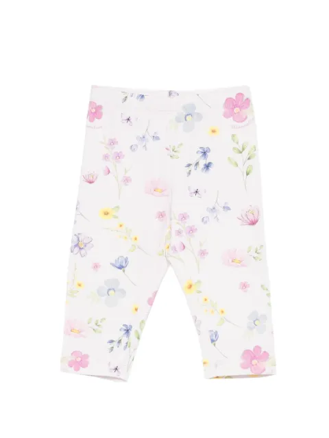 Monnalisa leggins capri con estampado floral