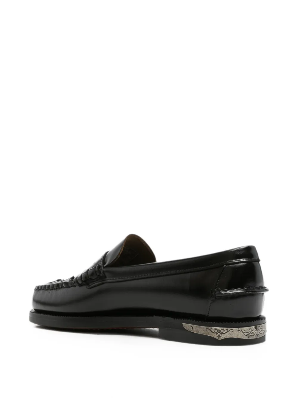 Sebago Dan Scarabeo Western-detail loafers Zwart